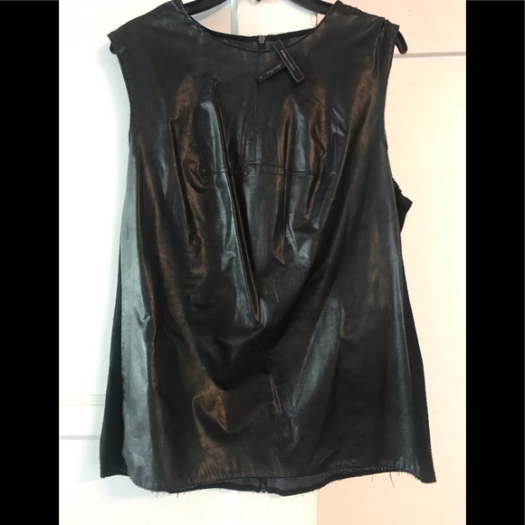 Leather top - Picture 1 of 1